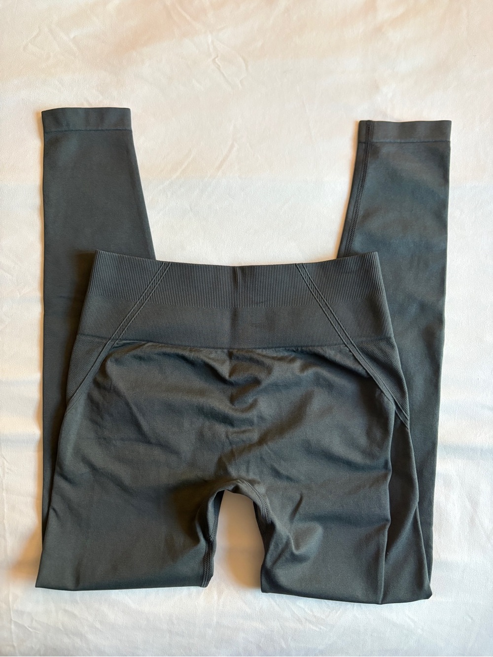 Diosafit Stone Energy Grey Scrunch Leggings High Waist Athleisure Gym Workout